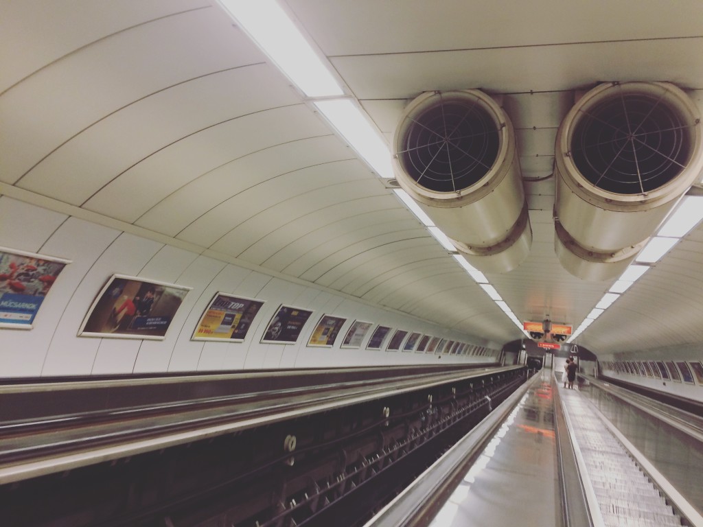 Futuristic feels in Budapest's metro