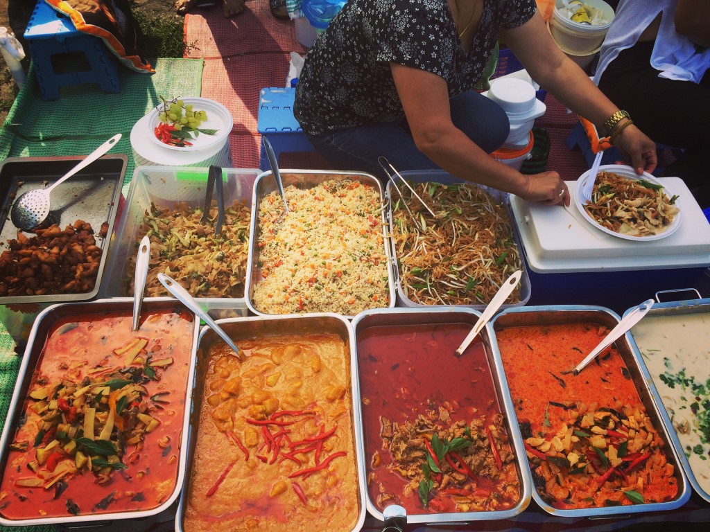Pad thai vendors abound