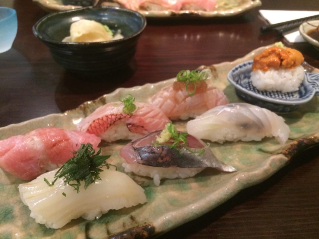 Premium choice omakase menu at Tetsu Sushi Bar